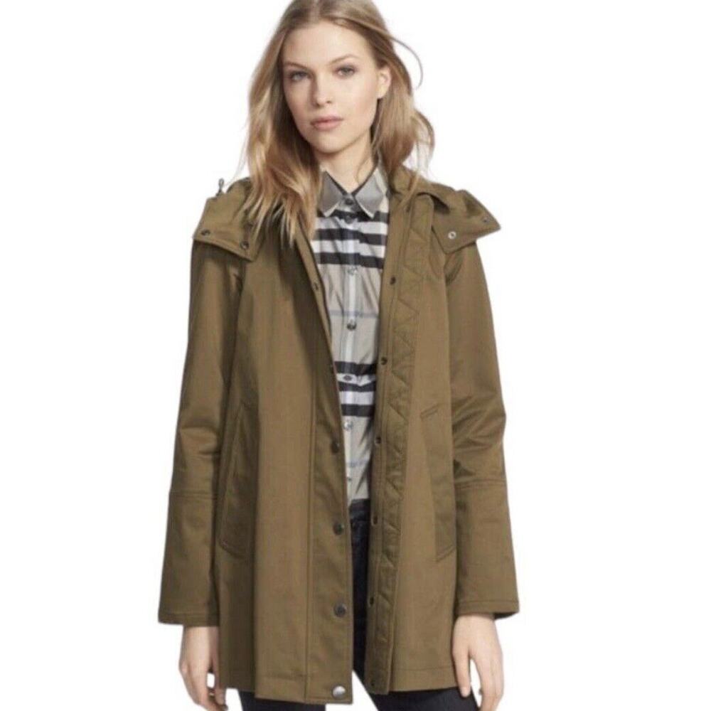 Burberry Bowpark Raincoat Removable Wool Liner In Khaki And Signature Plaid 10 - Picture 2 of 15